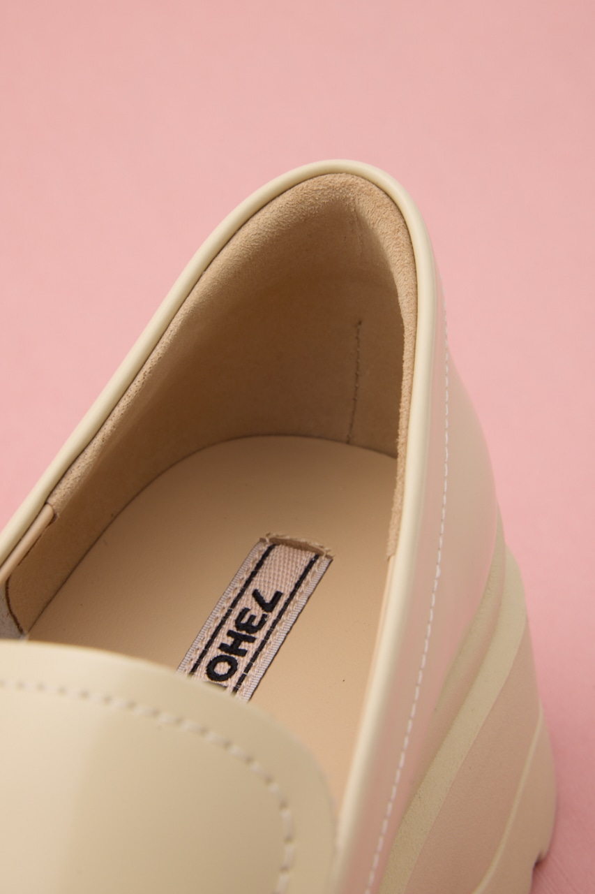 ボリュームライトローファー WHT 22.5cm