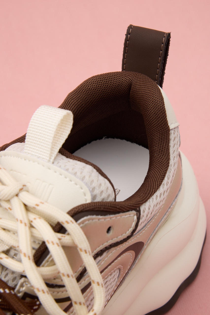 ナイルトランスボリュームスニーカー 柄GLD 23.5cm