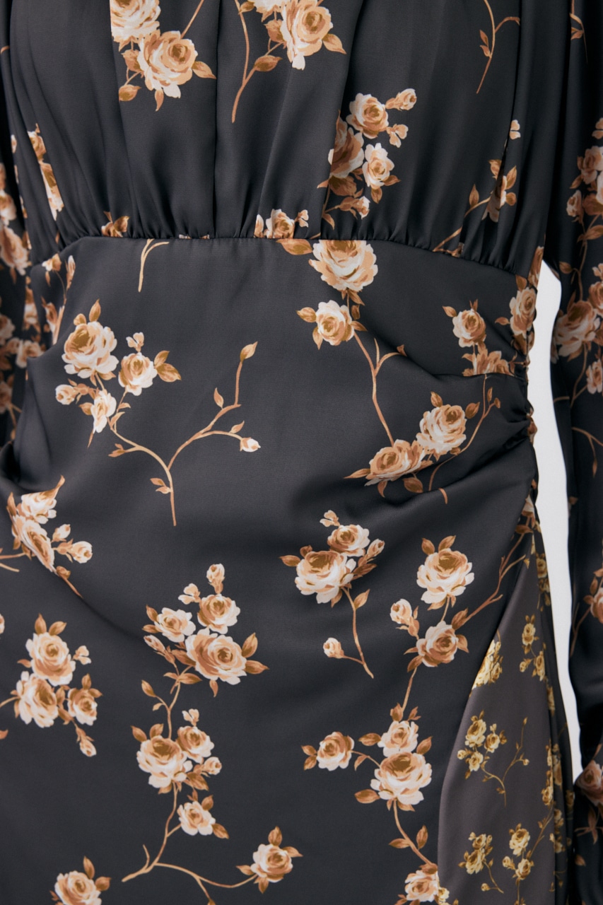 MOUSSY | PANEL FLOWER ドレス (ワンピース(ロング） ) |SHEL'TTER 