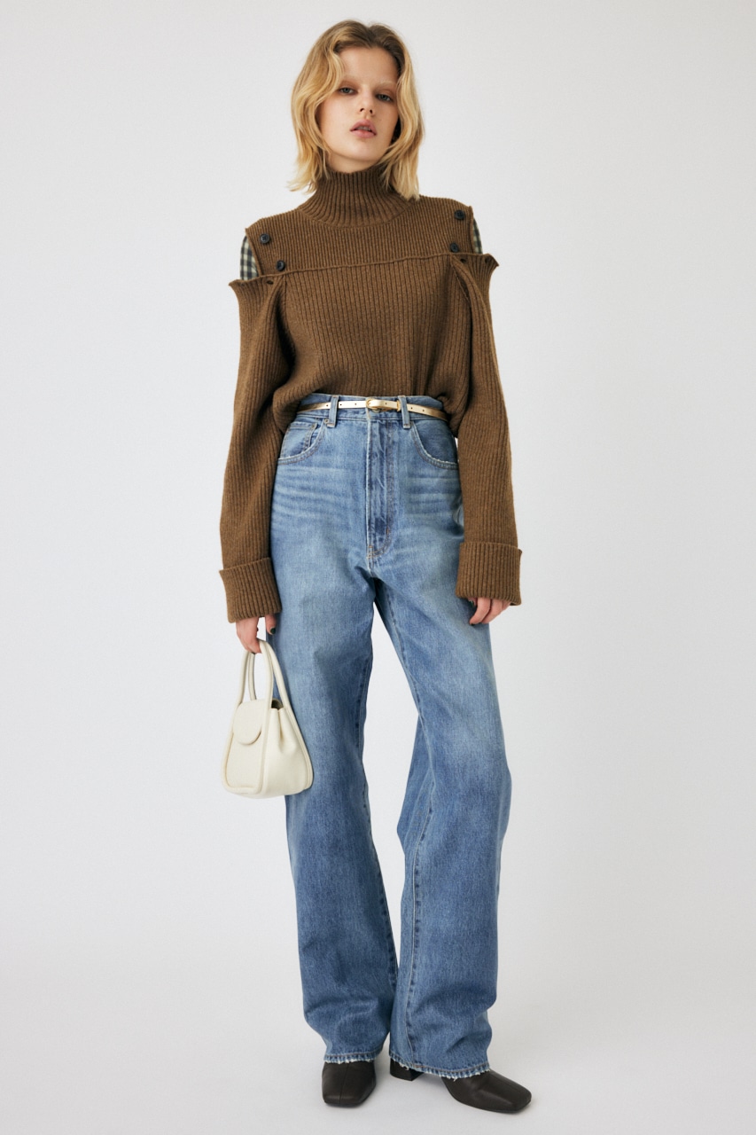 MOUSSY | HW COATED LOOSE STRAIGHT (ワイド ) |SHEL'TTER WEBSTORE