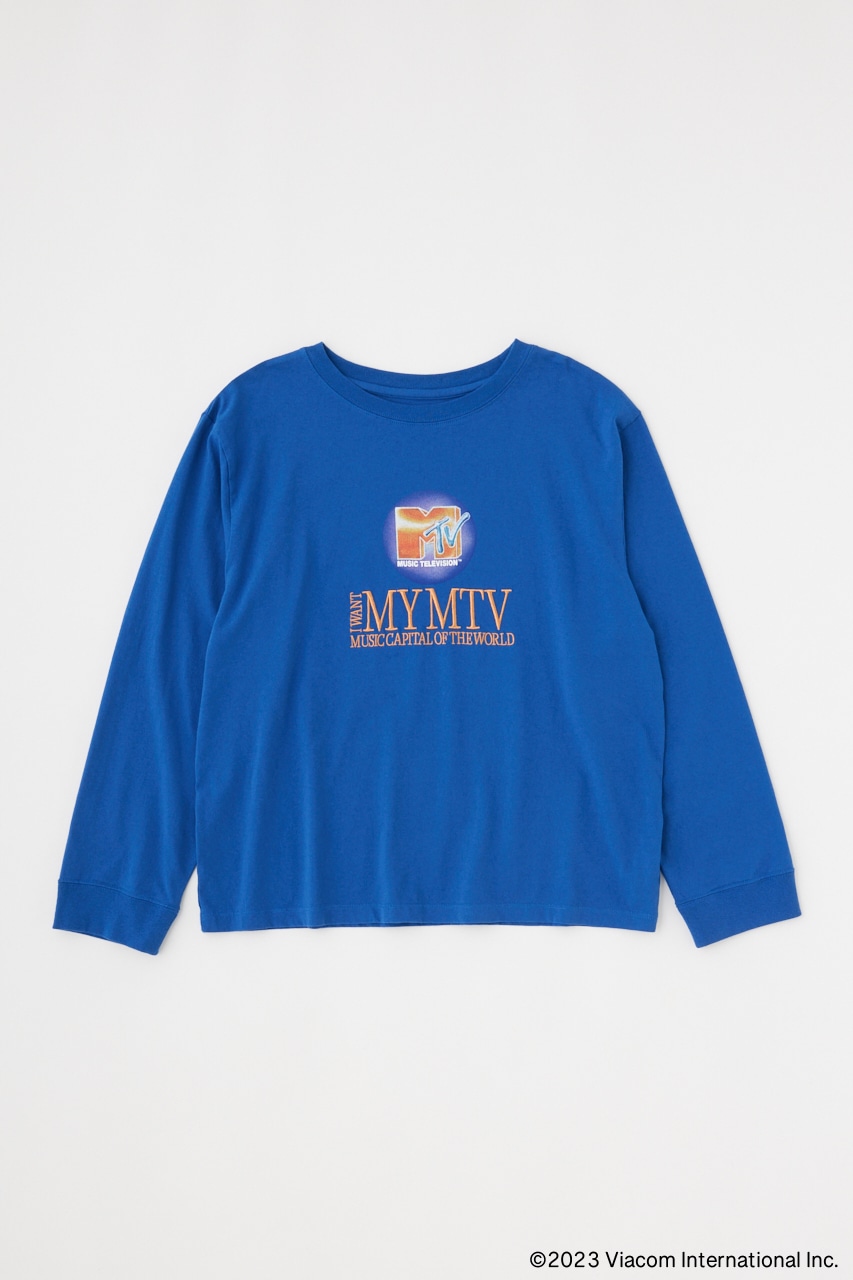MTV LONG SLEEVE Tシャツ BLU FREE