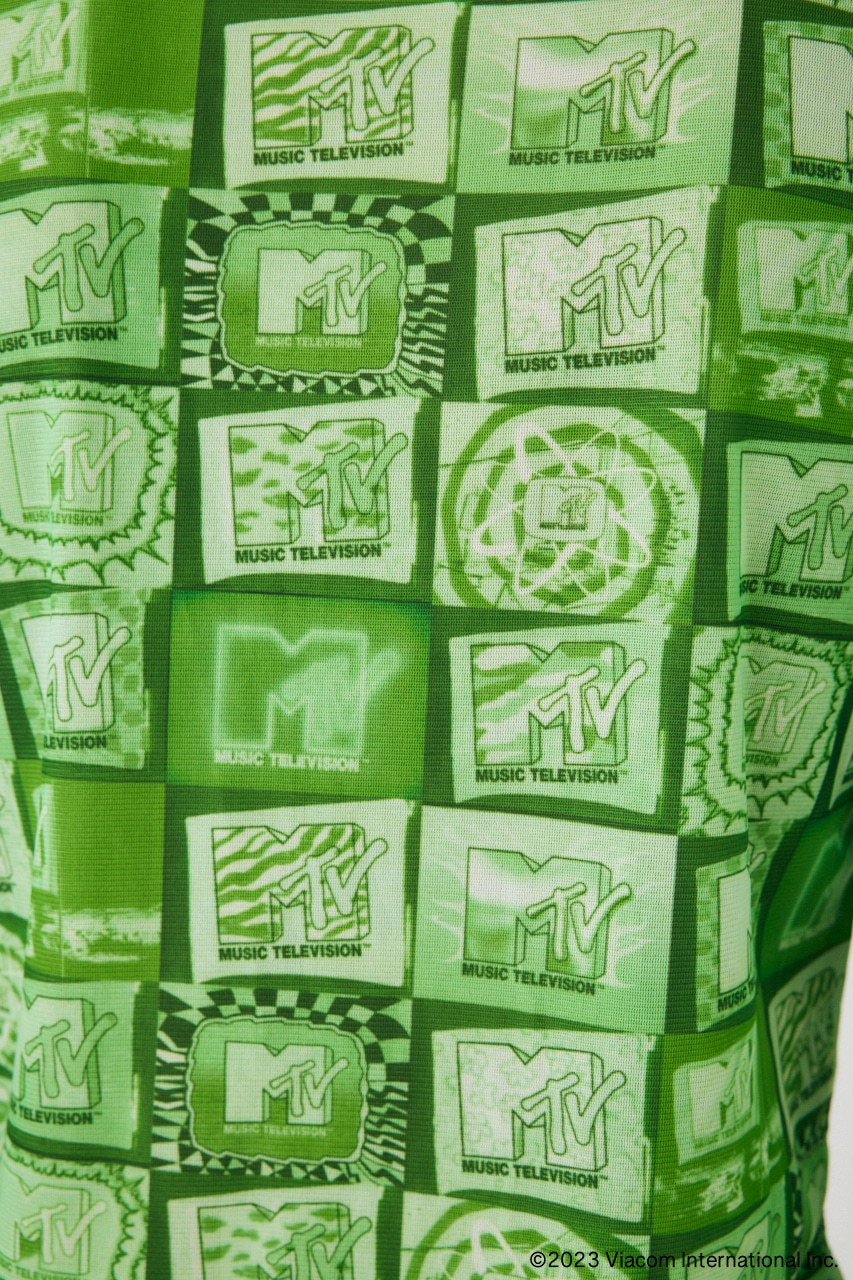 MTV SHEER シャツ GRN FREE