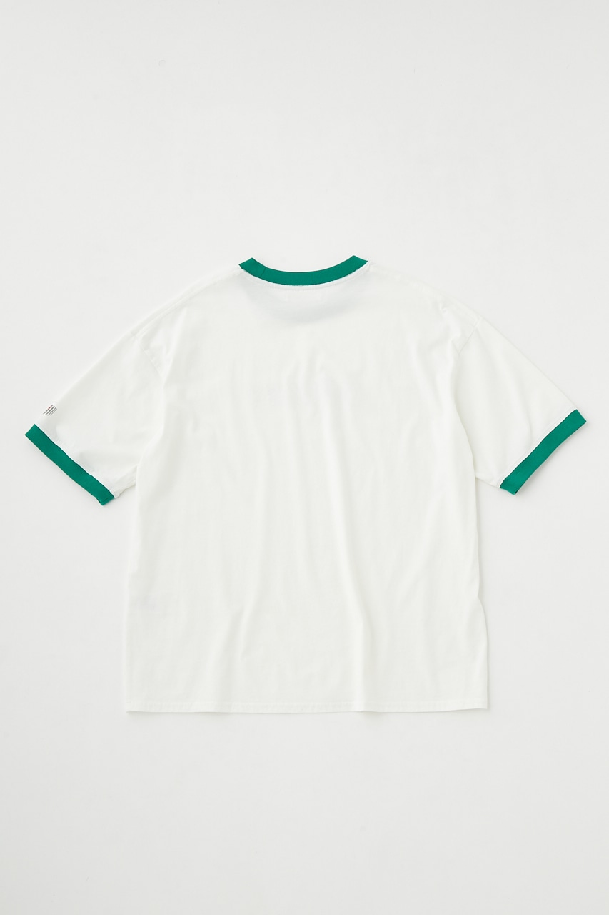 MOUSSY | PU MOUSSY TRIM Tシャツ (Tシャツ・カットソー(半袖) ) |SHEL
