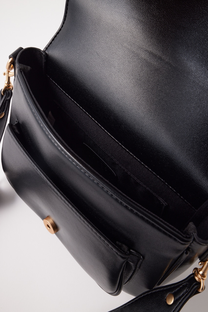 SADDLE SHOULDER バッグ BLK FREE