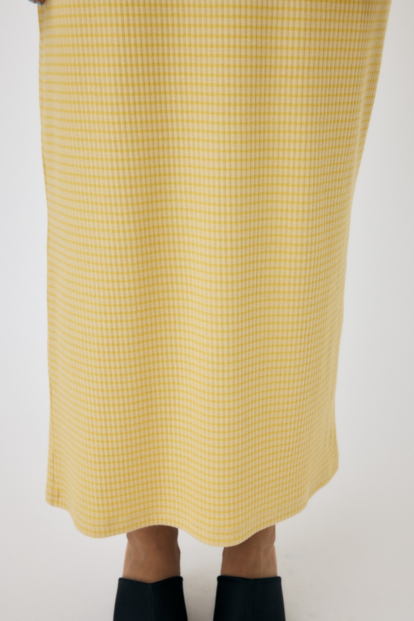 CUP IN BORDER ドレス YEL 1