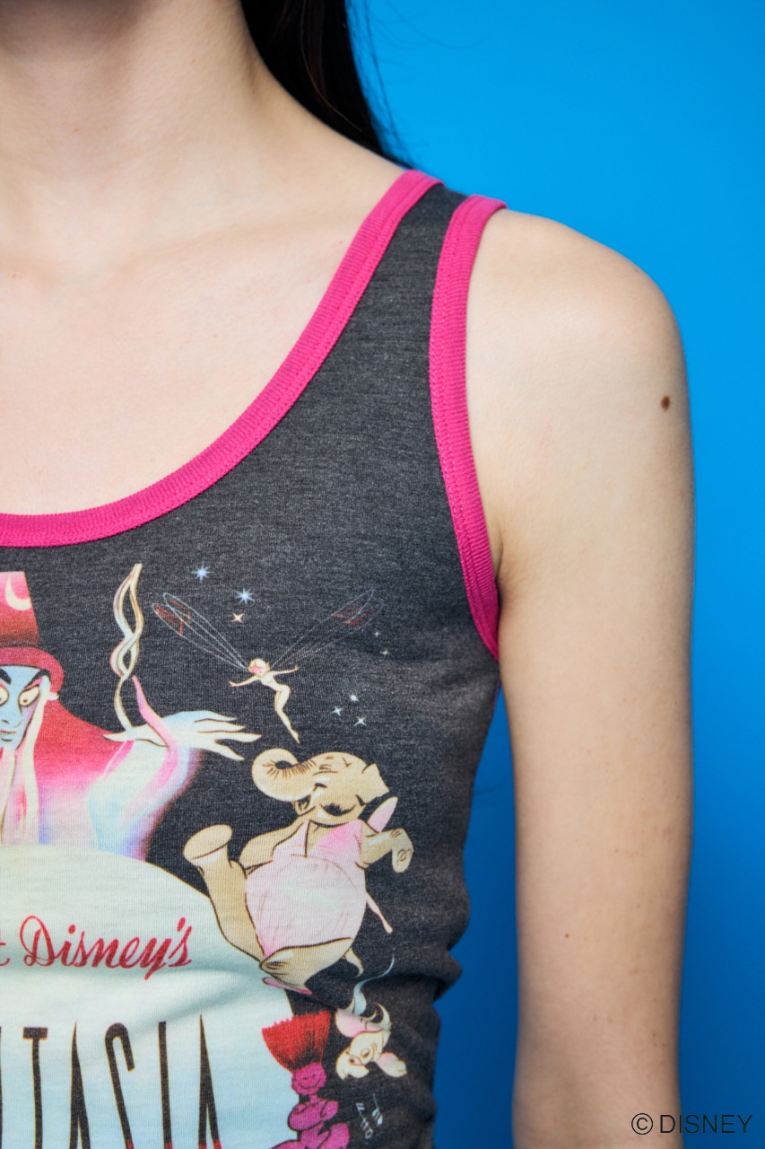 MD MIX POSTER タンクトップ / FANTASIA BLK FREE