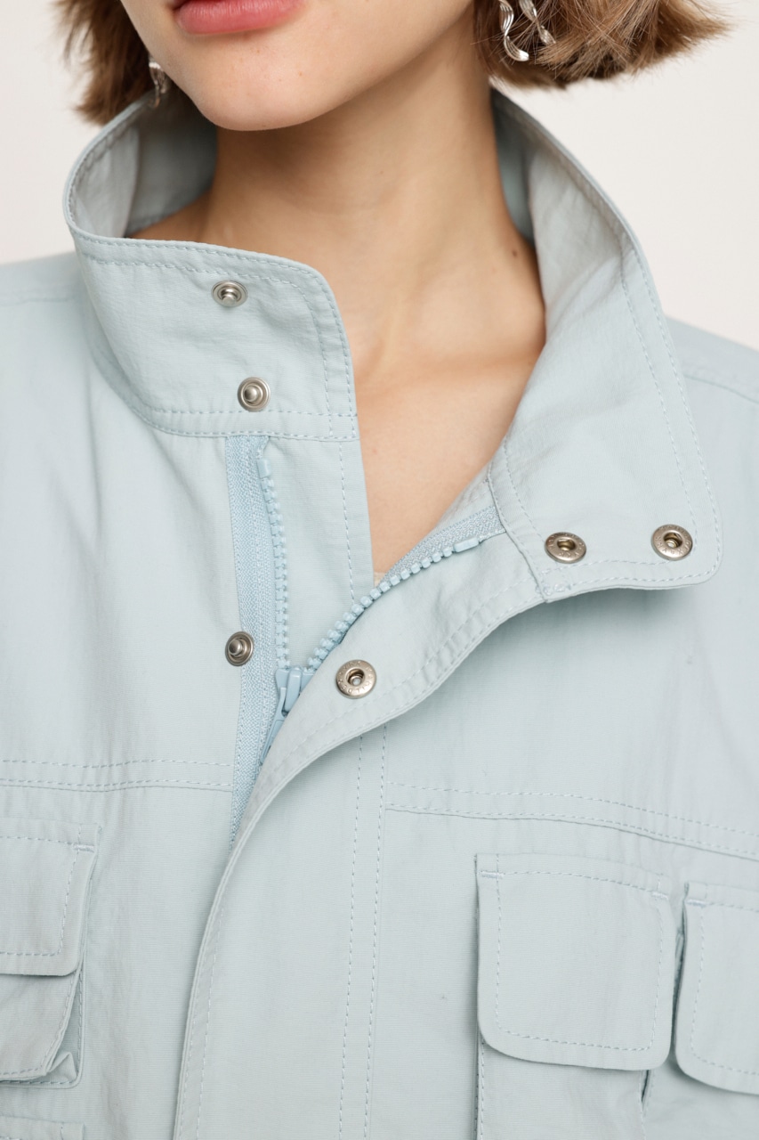 ASYMMETRY POCKET FIELD ジャケット L/BLU FREE