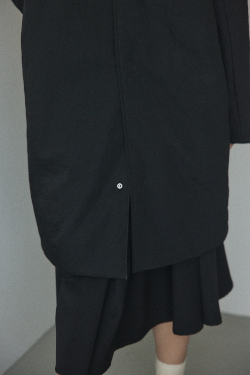 soutien collar stitch coat BLK 2