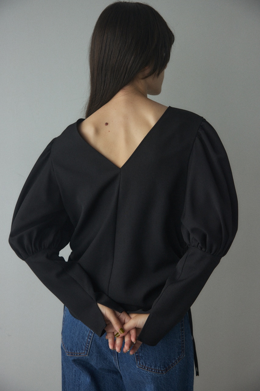 2way volume sleeve tops BLK 2