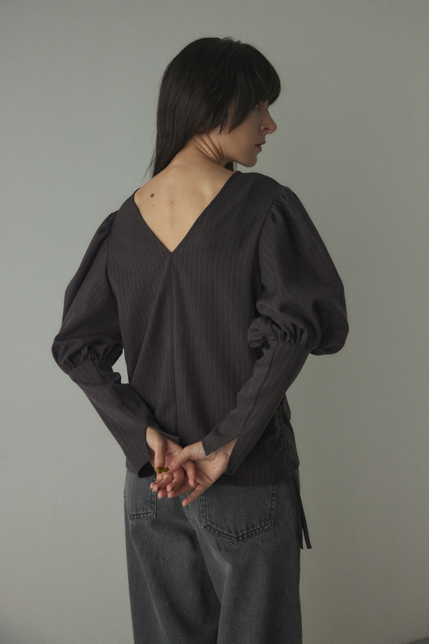 2way volume sleeve tops 柄GRY 1