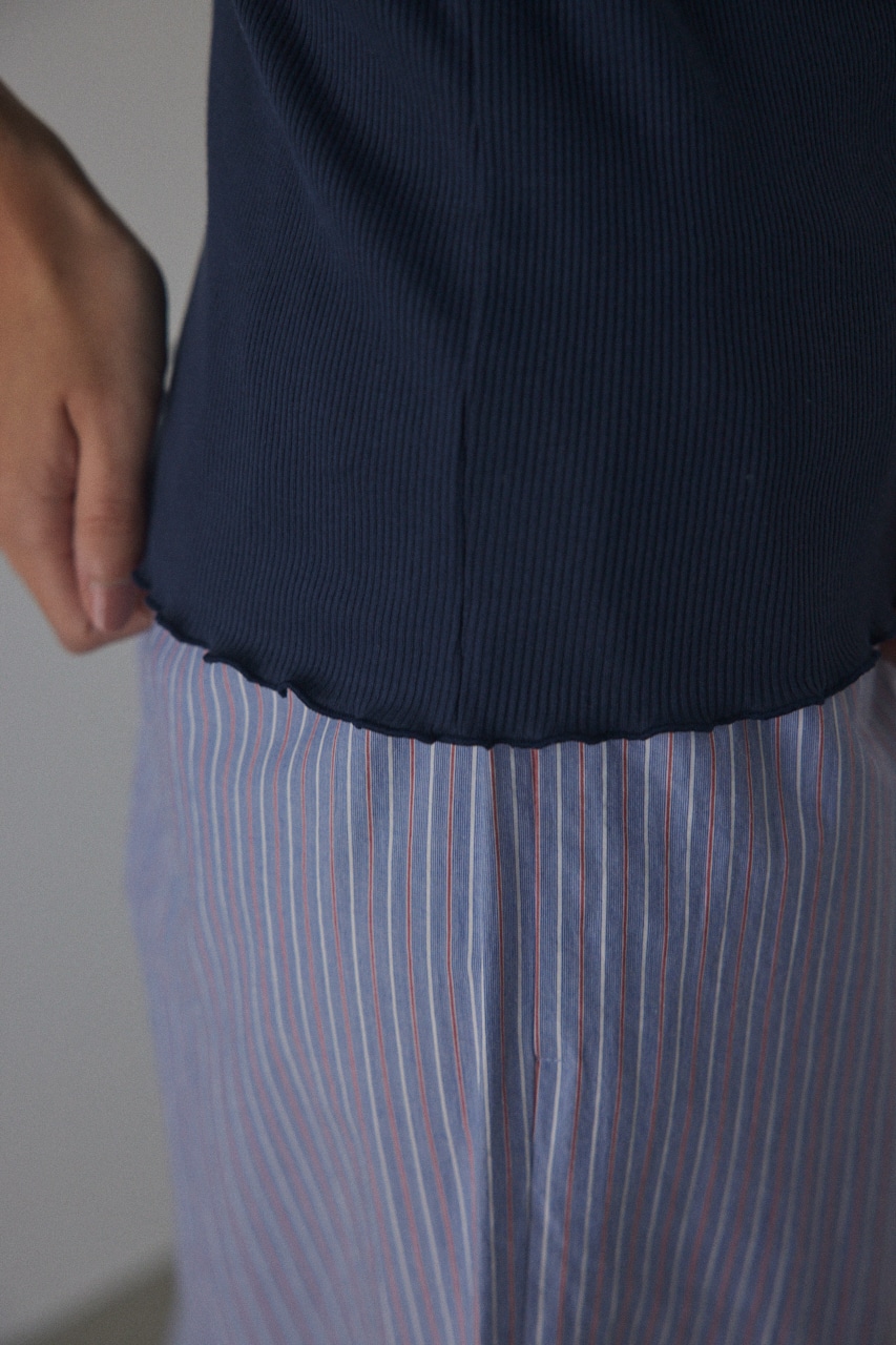 2way round neck tops NVY FREE