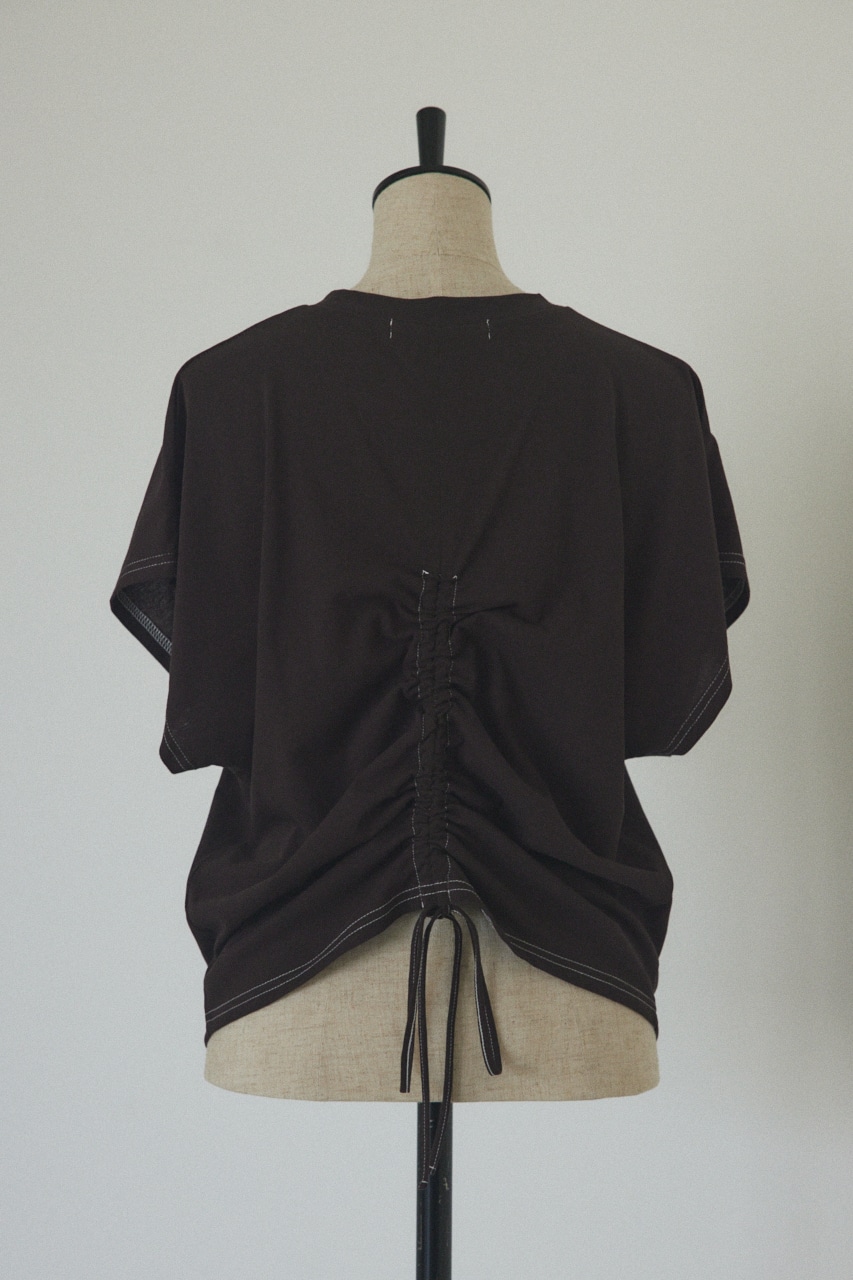 back gather tops BLK FREE