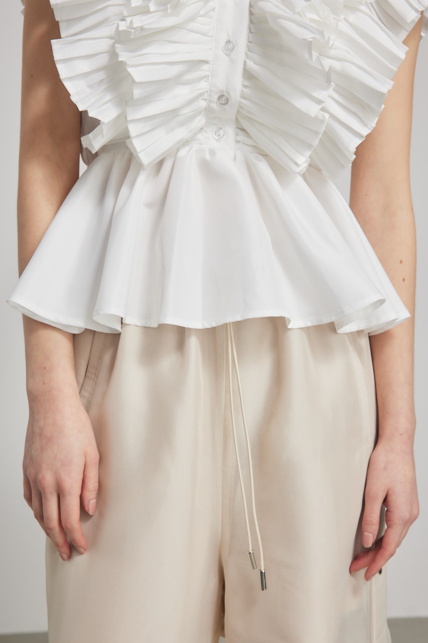 バックオープンペプラムBLS WHT FREE