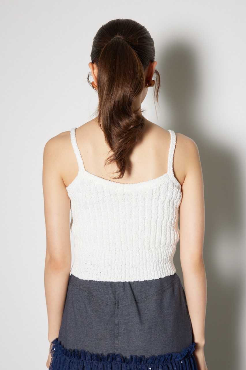 ニットビスチェ WHT FREE