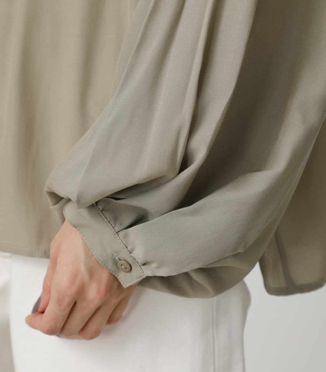 AZUL BY MOUSSY | GATHER SLEEVE VOLUME TOPS (シャツ・ブラウス 