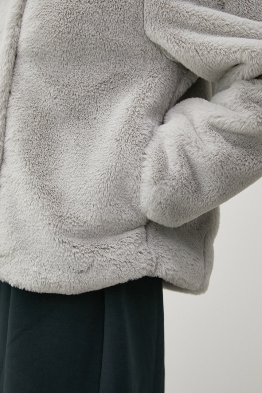 FLUFFY HOODIE COAT｜S｜BEG｜コート｜バロック 