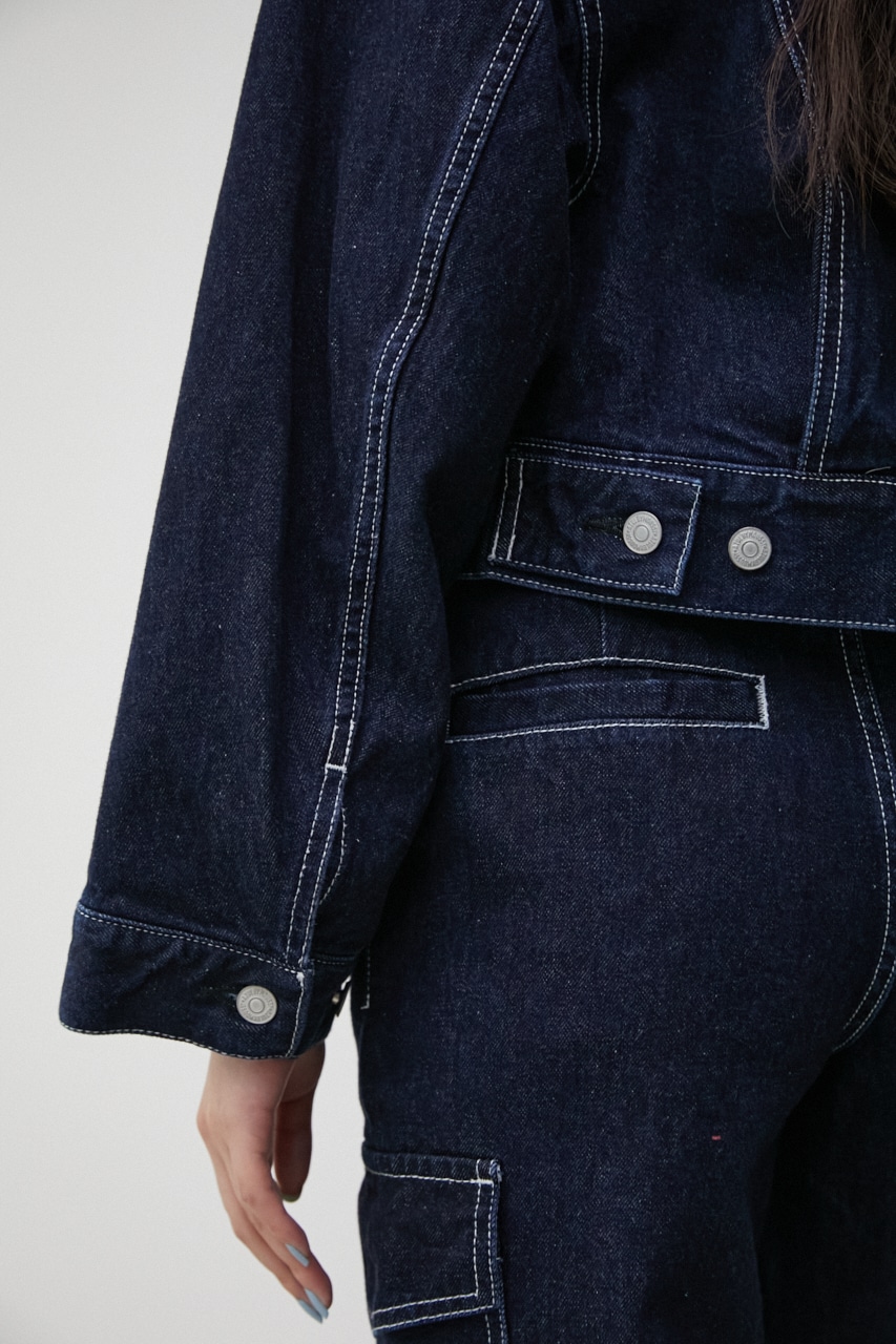 AZUL BY MOUSSY | WIDE SLEEVE SHORT DENIM JACKET (デニムジャケット ...