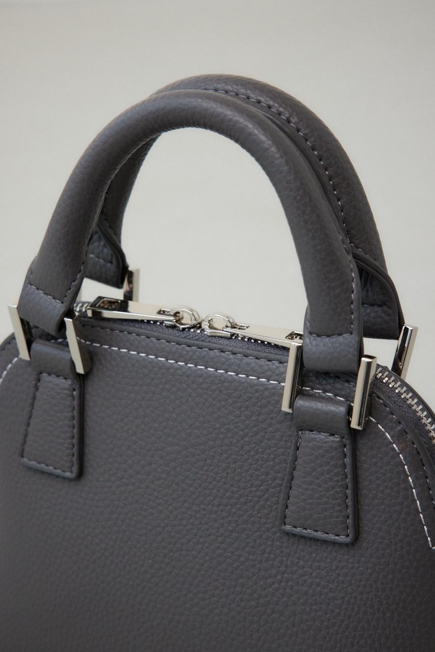 ダブルジッパーミニバッグ GRY FREE