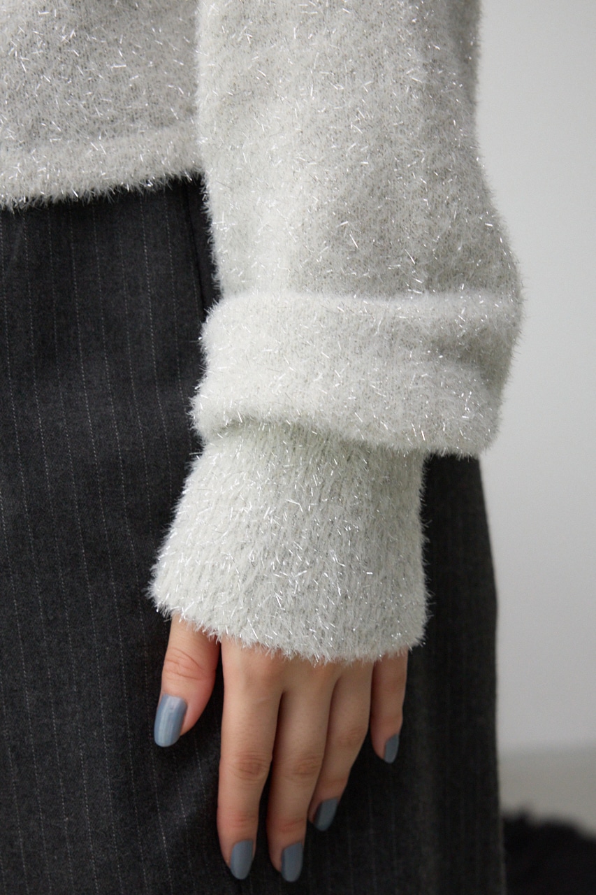 2WAYラメシャギーニット IVOY FREE