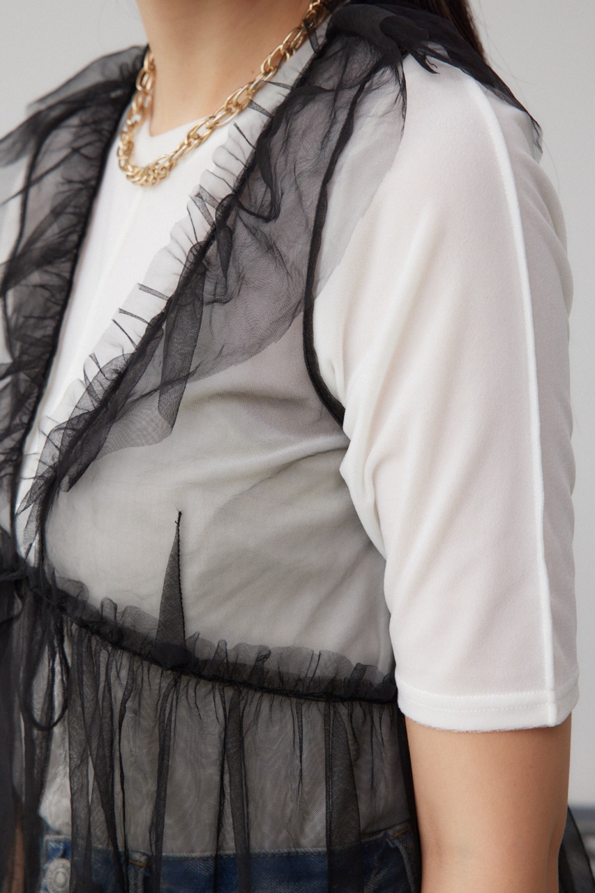 デザインチュールビスチェ BLK FREE