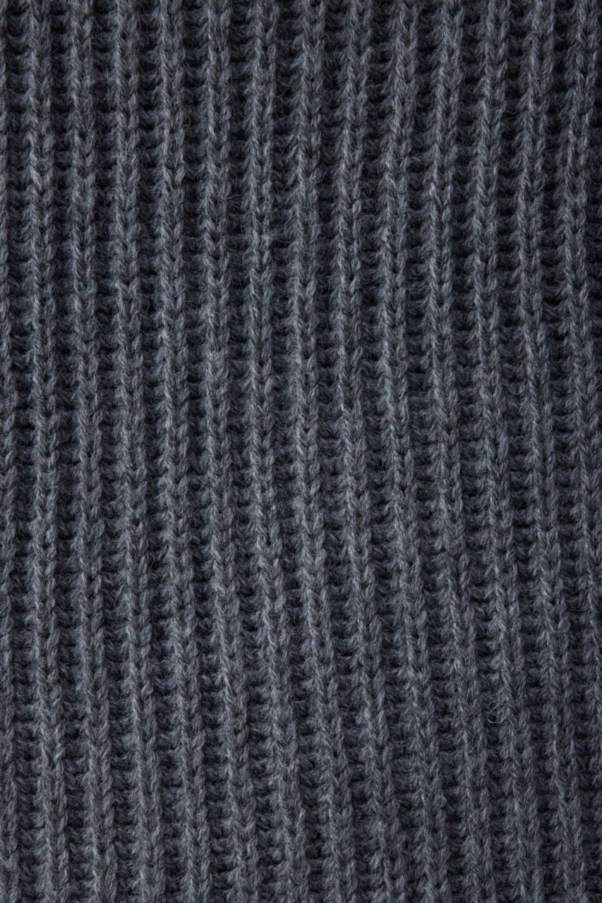 ジップアップニットベスト GRY FREE