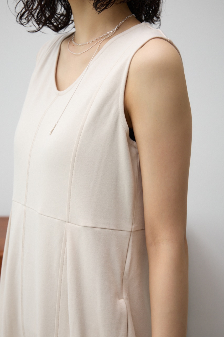 ステッチデザインコクーンカットワンピース IVOY S