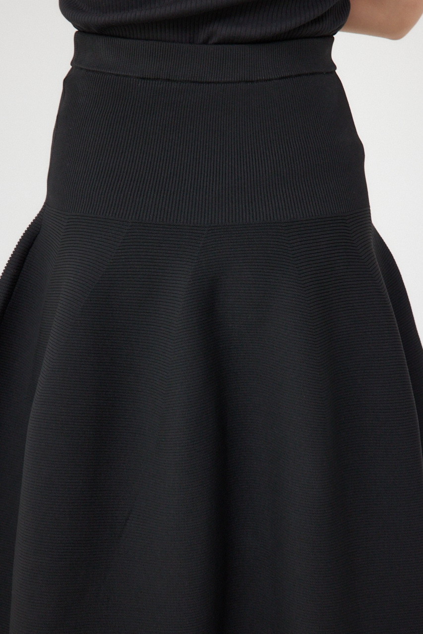 【PLUS】コクーンフォルム2WAYスカート BLK S