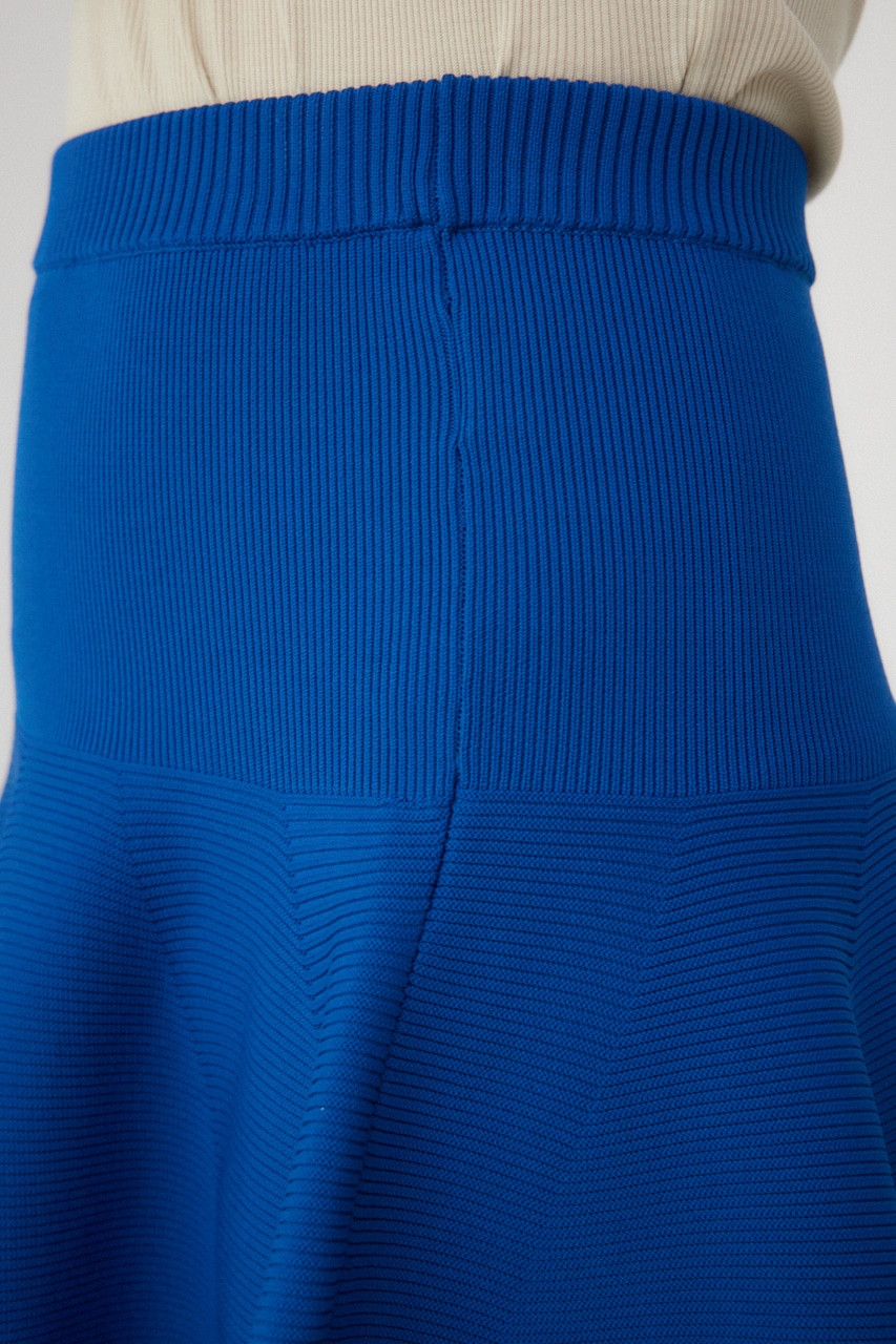 【PLUS】コクーンフォルム2WAYスカート BLU M