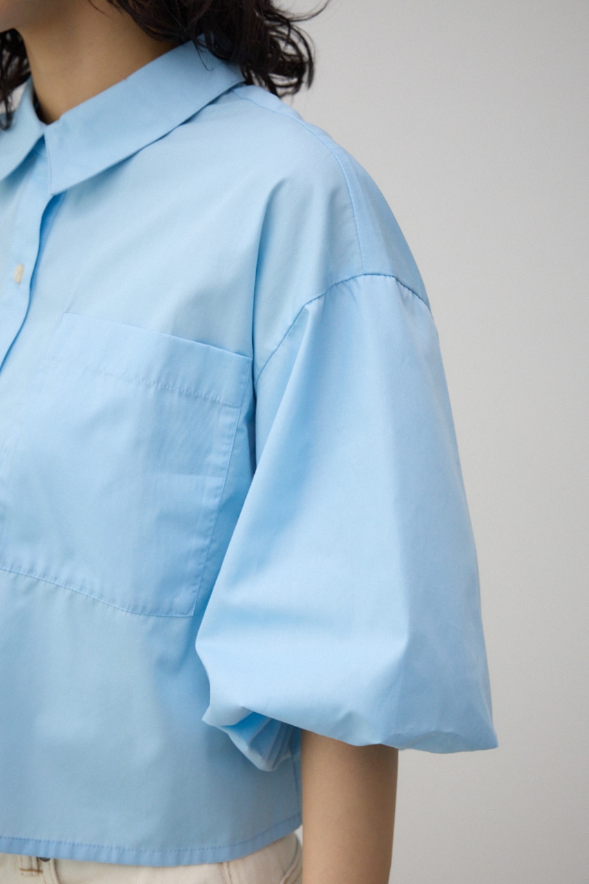 ショートオーバーシャツ L/BLU FREE