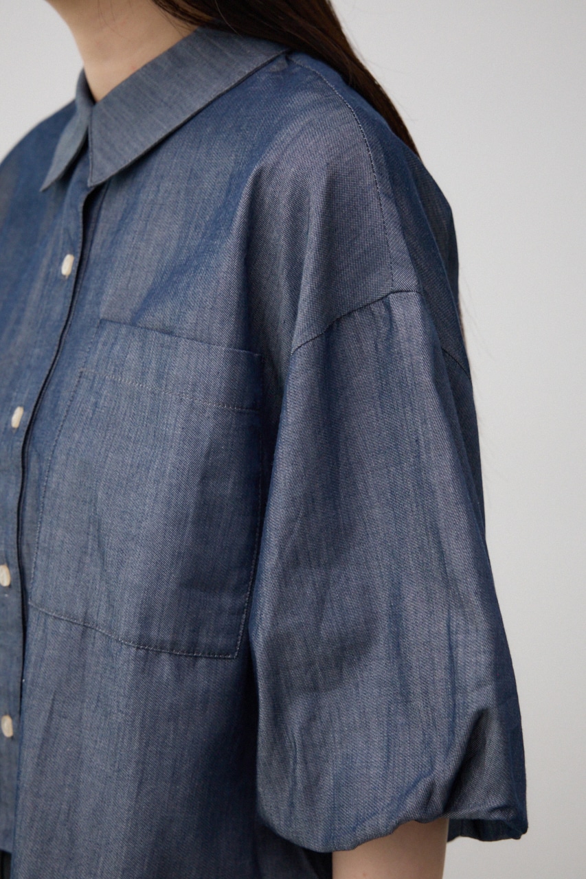 ショートオーバーシャツ NVY FREE