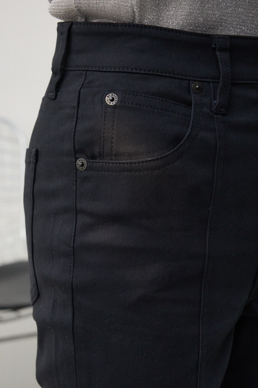 センタースリットカラーフレアパンツ BLK M