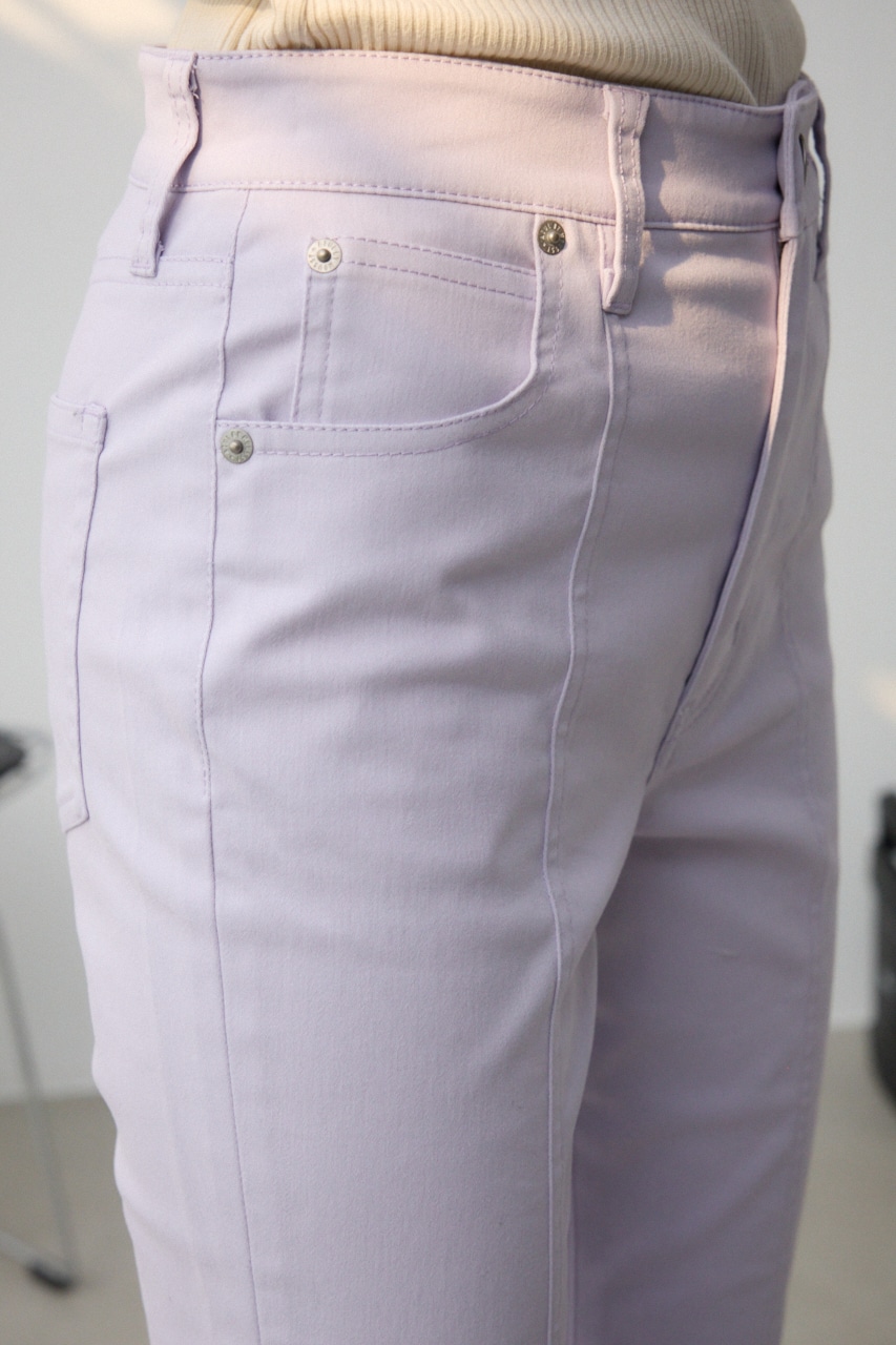 センタースリットカラーフレアパンツ L/PUR S