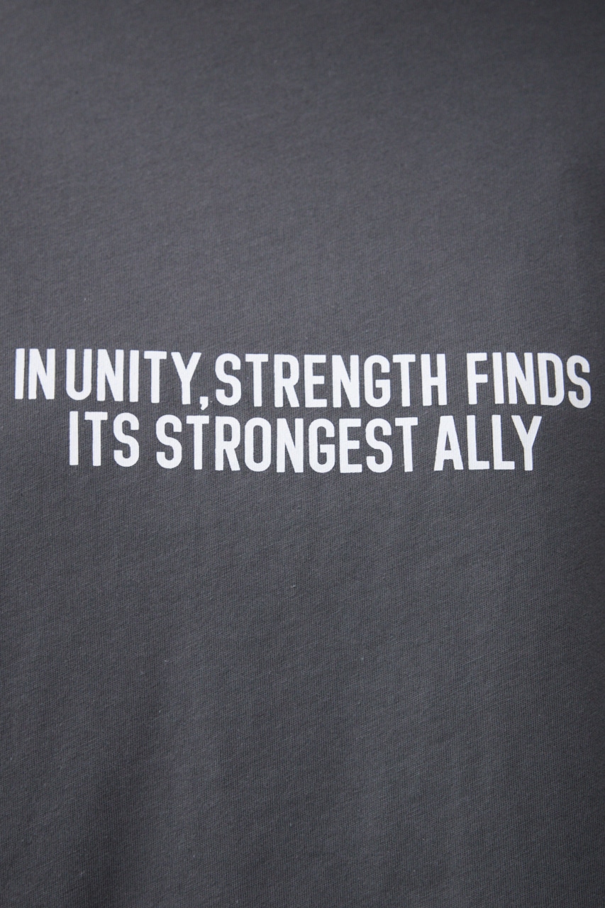 アソートロゴカラーTシャツ GRY S