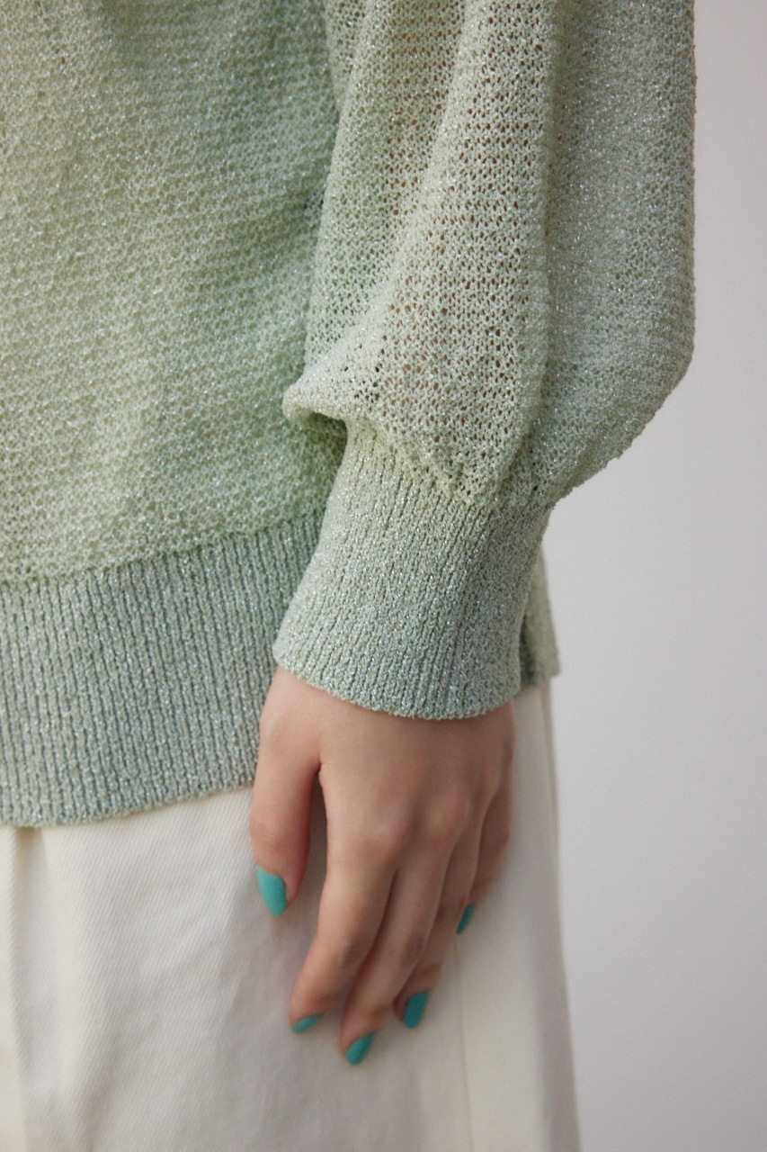 シアーグリッタールーズニット MINT FREE