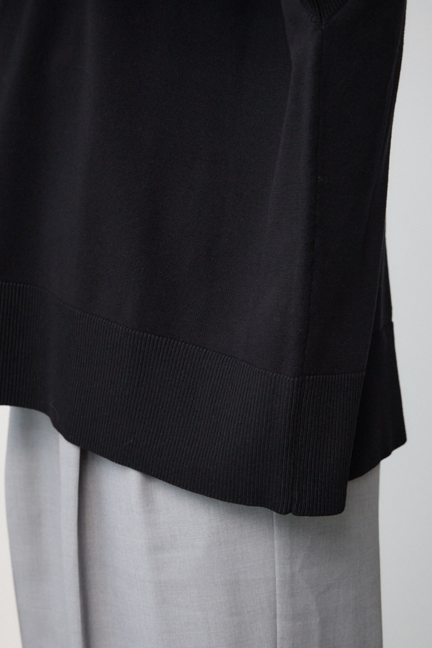 ワイドルーズニット BLK FREE