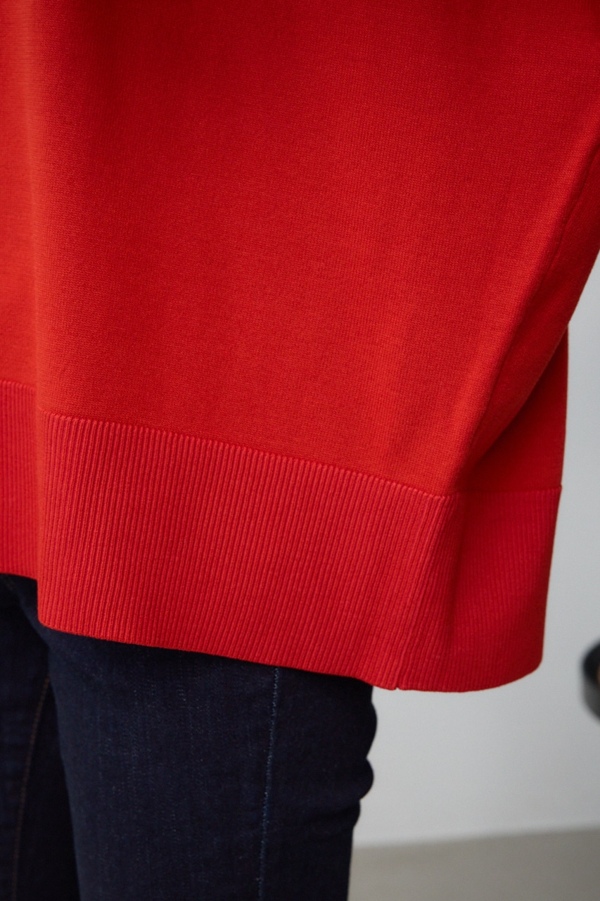 ワイドルーズニット RED FREE