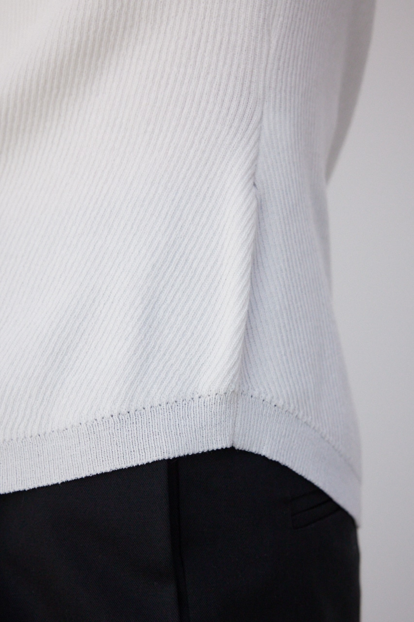 【PLUS】パッド付きニットタンク O/WHT FREE