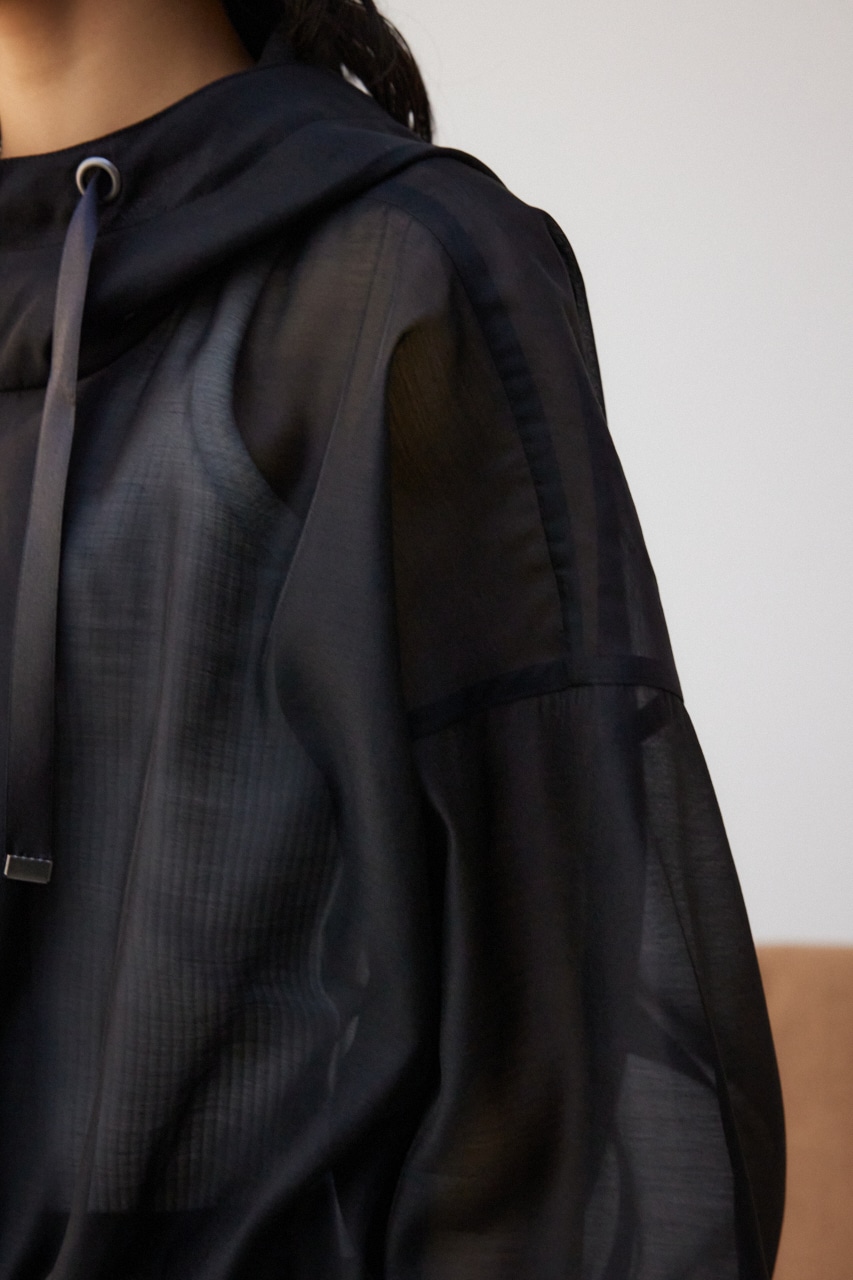 シアーフーディーブルゾン BLK FREE