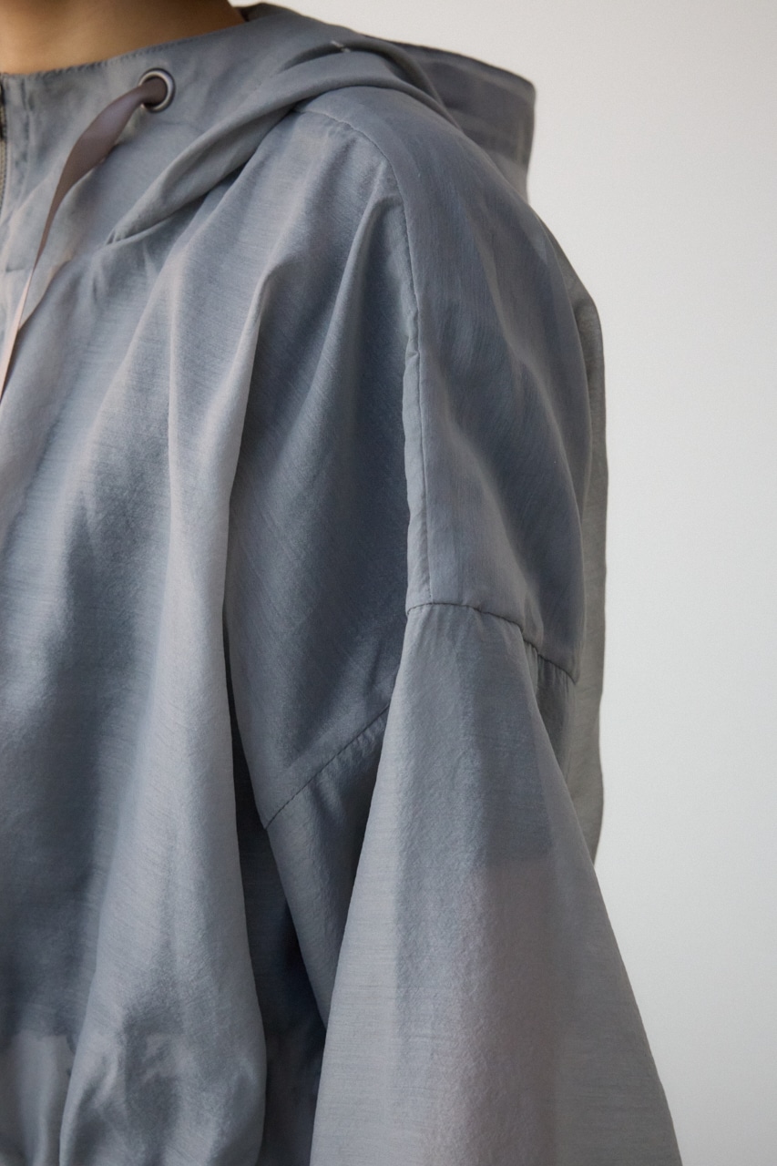 シアーフーディーブルゾン L/GRY FREE