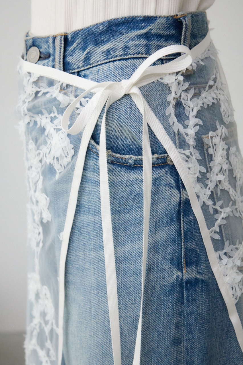 シアーレーススカート IVOY FREE