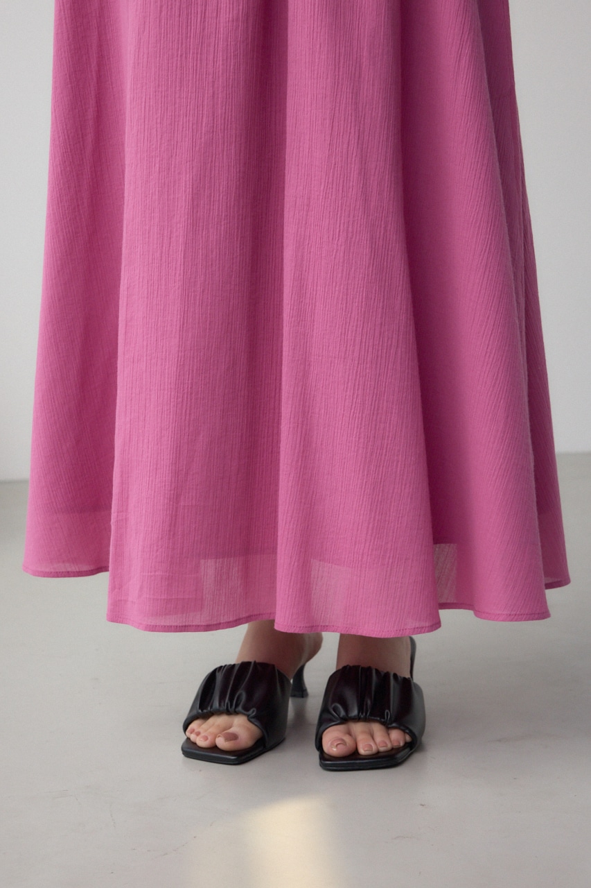 コットンボイルフレアスカート PNK FREE