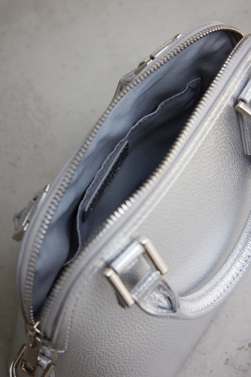 ダブルジッパーハンドバッグ SLV FREE