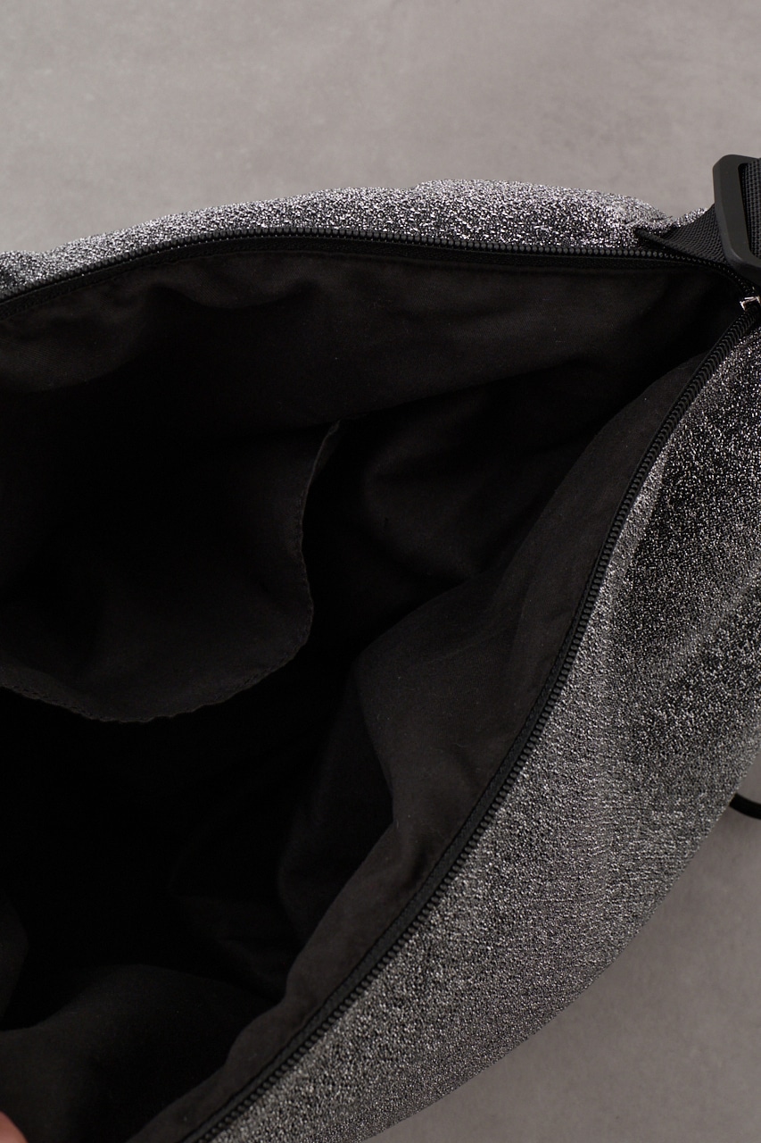 サイドギャザーパデットバッグ M/BLK FREE