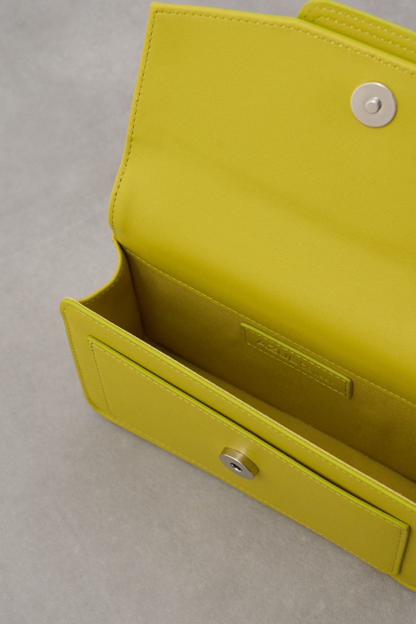 AZモチーフウォレットバッグ LIME FREE