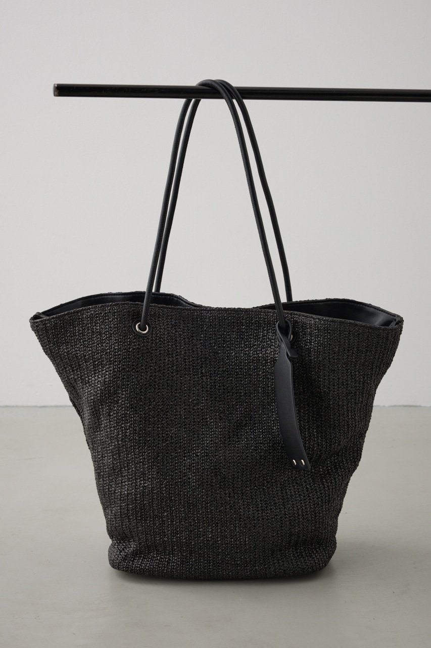 チャームセットメッシュトートバッグ BLK FREE