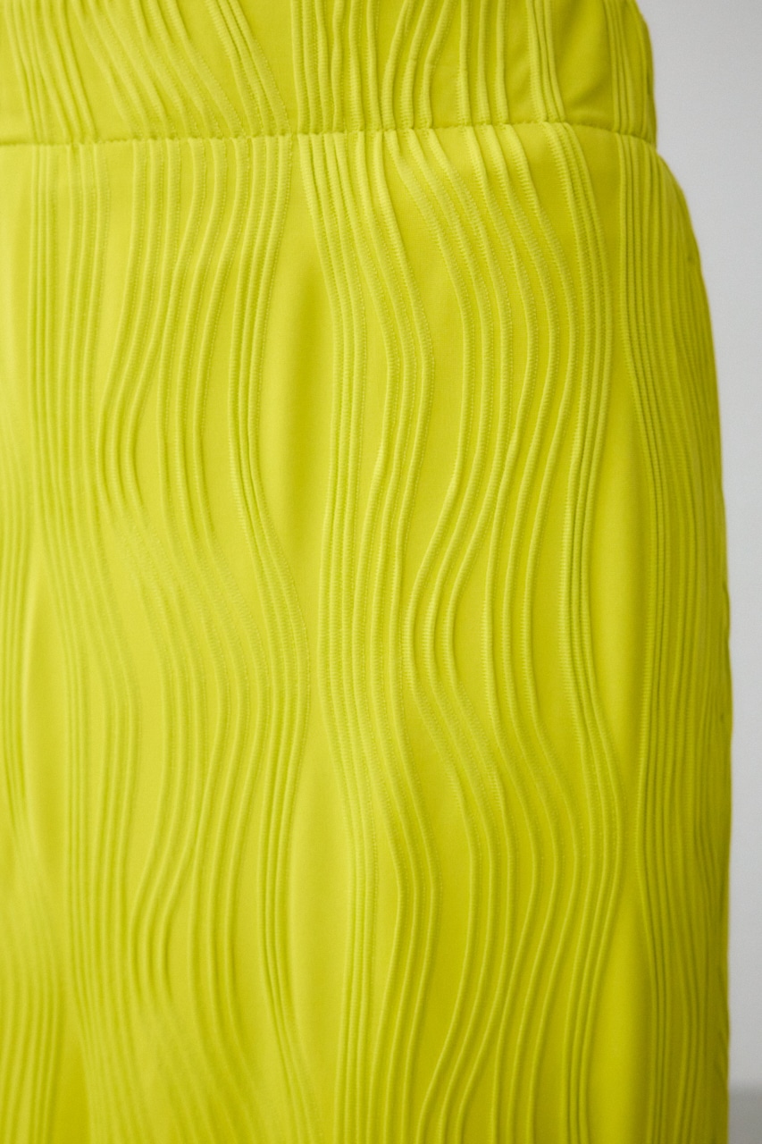 ヘンケイリブカットソータイトスカート YEL FREE