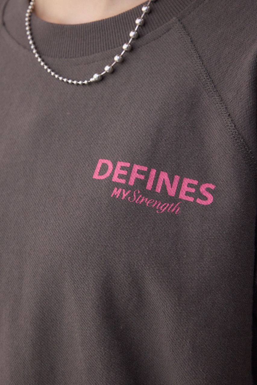 ミニウラケプリントトップス C.GRY FREE