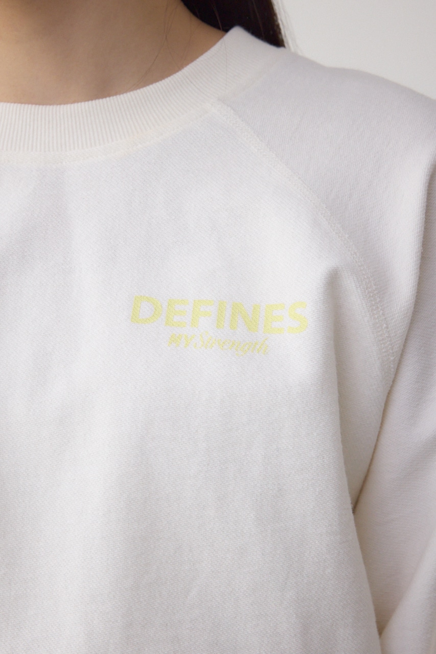 ミニウラケプリントトップス O/WHT FREE