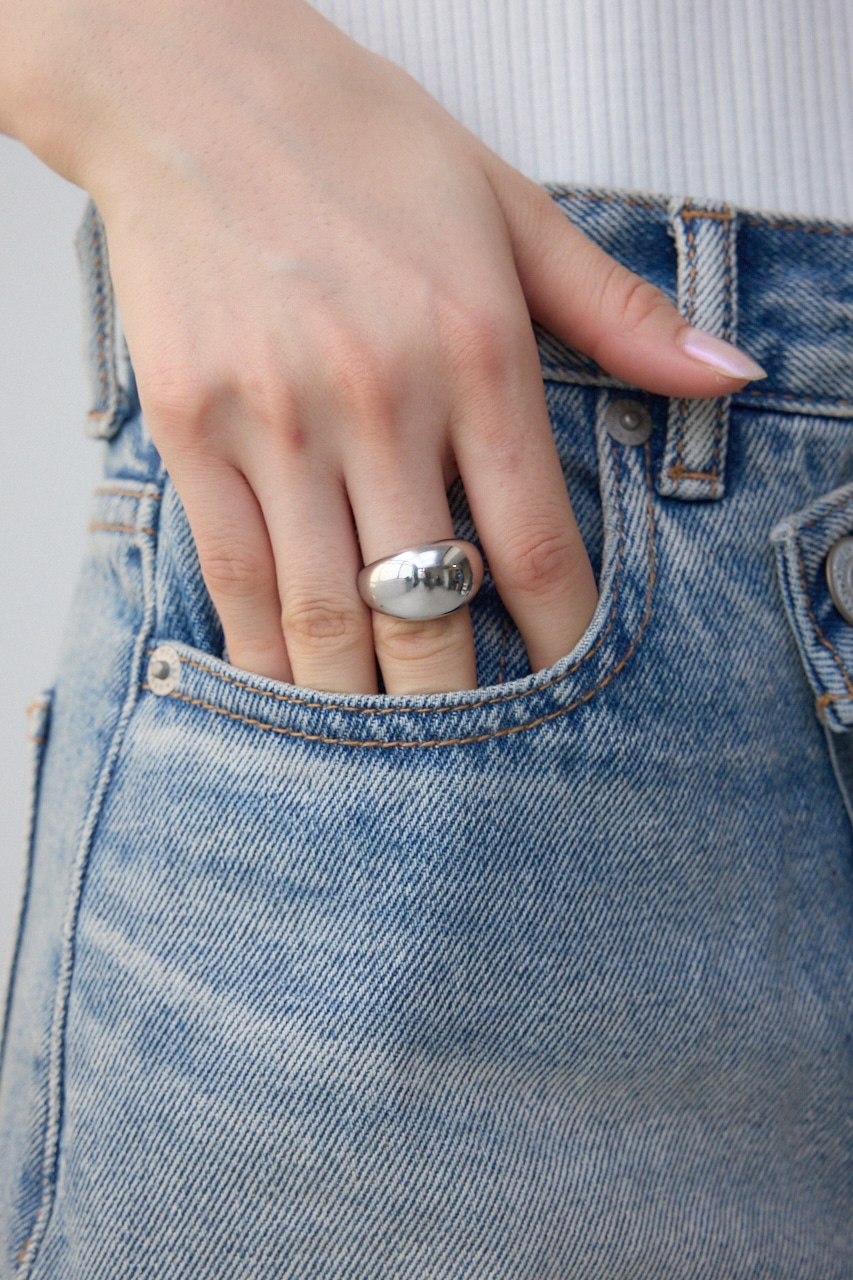 AZUL DENIM ラップミニスカート L/BLU M