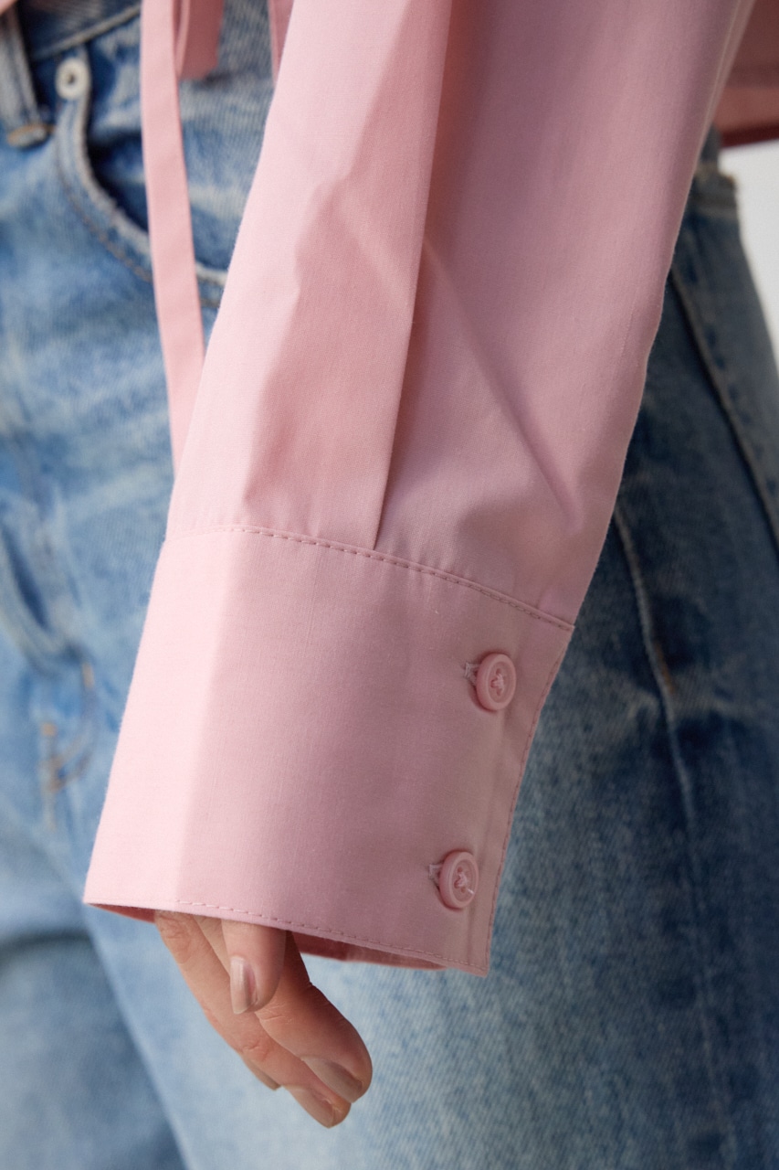 フロントギャザーシャツ PNK FREE